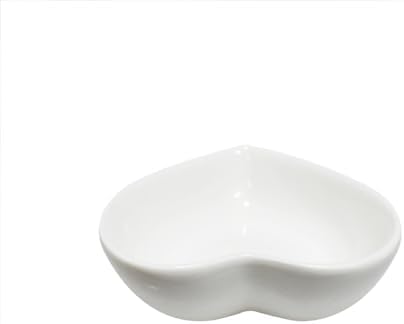 White Heart Shaped 6-Piece Dinner Bowl Set