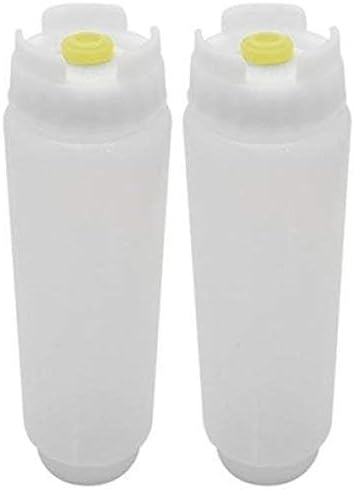 Perfect for Kitchen Storage - 2 Pack of 16 oz Squeeze Bottles