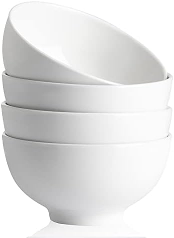 Stackable Porcelain Serving Bowls for Home Kitchen
