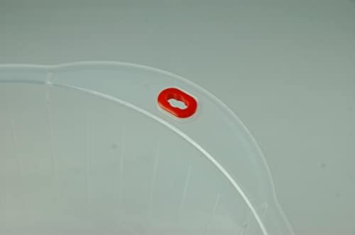 Plastic Japanese Rice Washing Bowl with Drainers for Home Kitchen