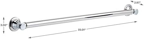 BrassCraft Delta 41636 Extendable Decorative Grab Bar 36 Chrome