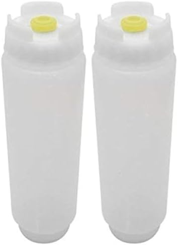 Perfect for Kitchen Storage - 2 Pack of 16 oz Squeeze Bottles