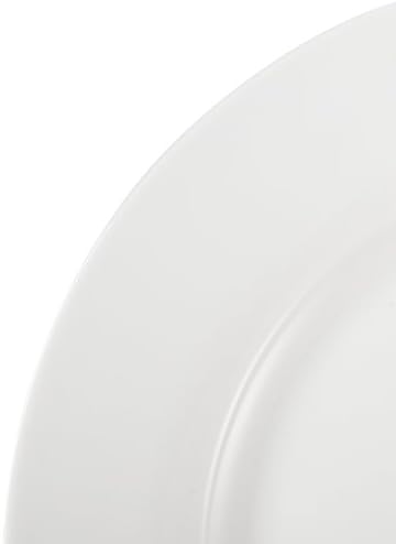 Amazon Basics 6-Piece White Dinner Plate Set 105 Inches
