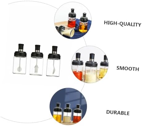 3-Pack Sealed Seasoning Jars for Salt