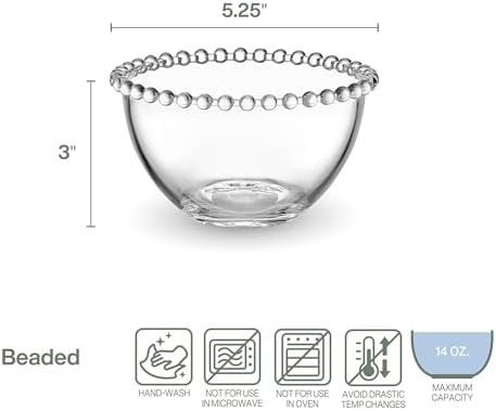 Beaded Glass Bowl Set