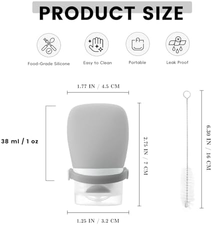 Machine Sealed Squeeze Salad Dressing Bottle Set