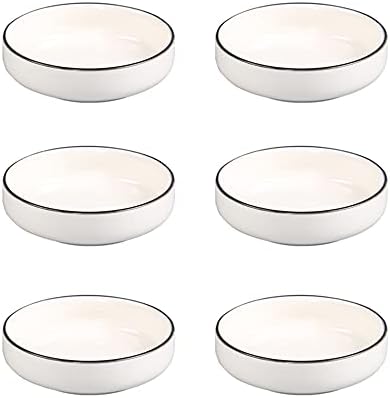 Colias Wing Multipurpose Ceramic Side Dish Bowl Set - Durable Stylish for Home Restaurant Use