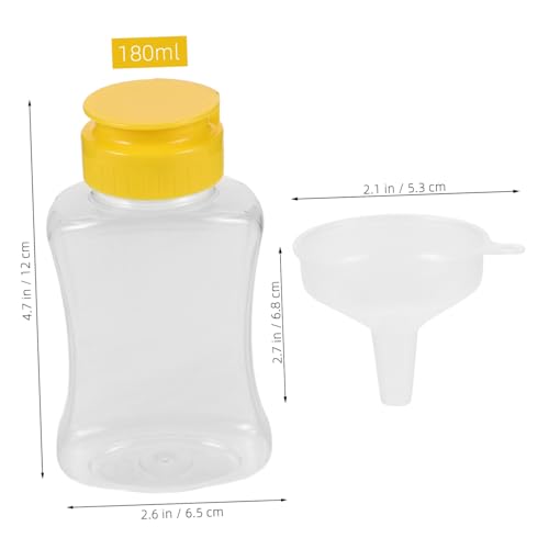 SUPVOX 180ml Honey Squeeze Bottles