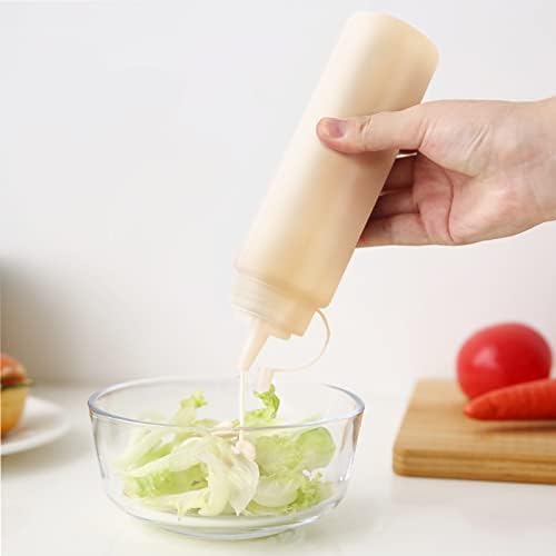 Sealed Flexible Durable 8 oz Condiment Squeeze Bottles
