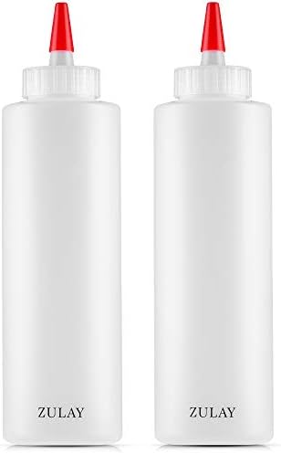 Zulay Kitchen 2-Pack Squeeze Bottles