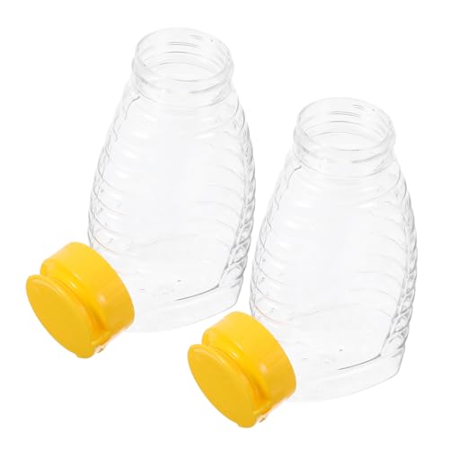 HANABASS 2-Piece Honey Squeeze Bottle Dispenser 180ML