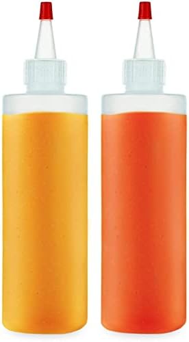 Condiment Squeeze Bottles 8 OZ BPA-Free