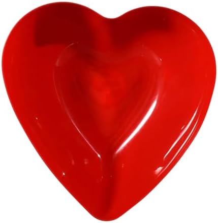 A1 Unlimited Red Heart-Shaped Bowl Stackable Valentines Day Storage Organizers
