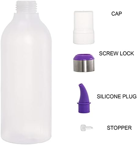 6-Pack Squeeze Condiment Bottles