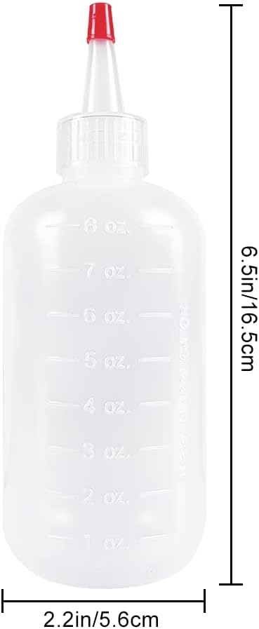 Seewavom 8-Piece Squeeze Bottle Set for Kitchen Crafts