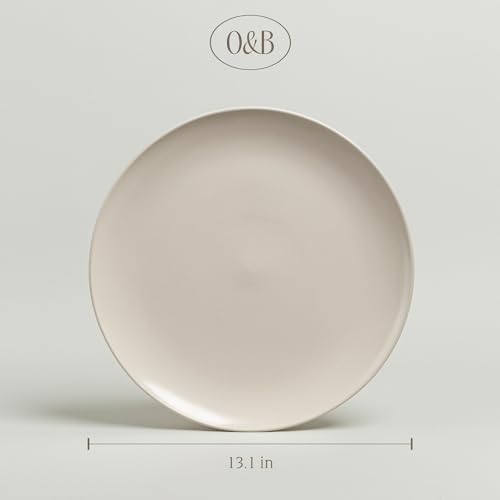 Stunning Elegance in Every Bite ovback Coupe Stoneware Serving Platter