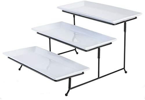 Sturdy 3-Tier Plate Set for Entertaining