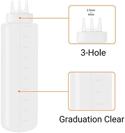 4-Pack Squeezer Bottles