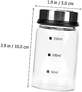CIYODO2PCS Glass Condiment Bottles