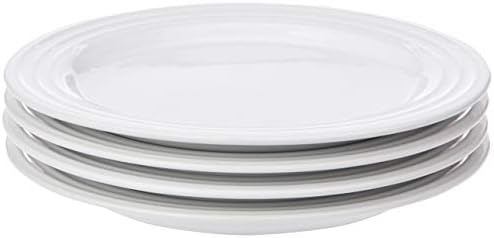 Le Creuset Stoneware Set of 4 Salad Plates 85 each White