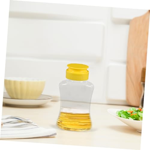 Two 180ml Honey Squeeze Bottles withFunnel Jar for Kitchen Use