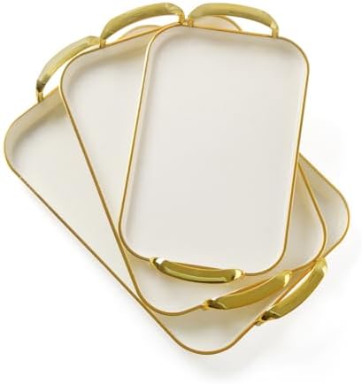 JEESA Set of 3 Serving Platters with Handles