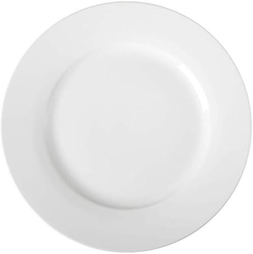 Amazon Basics 6-Piece White Dinner Plate Set 105 Inches
