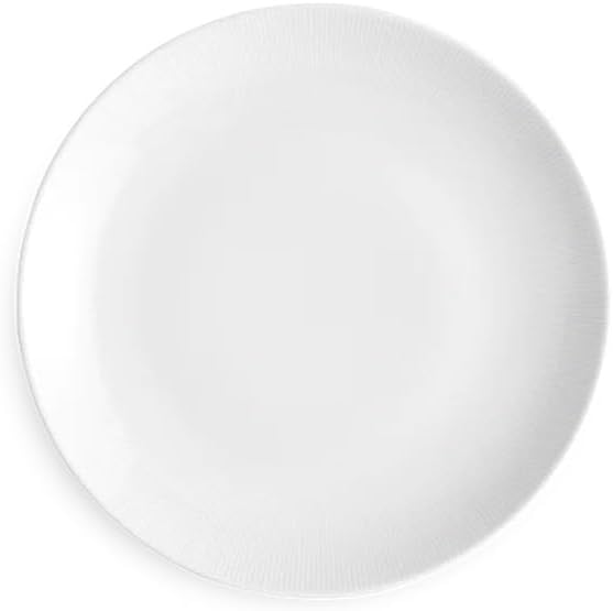Pillivuyt Eventail Coupe Salad Plate Set 85 White porcelain