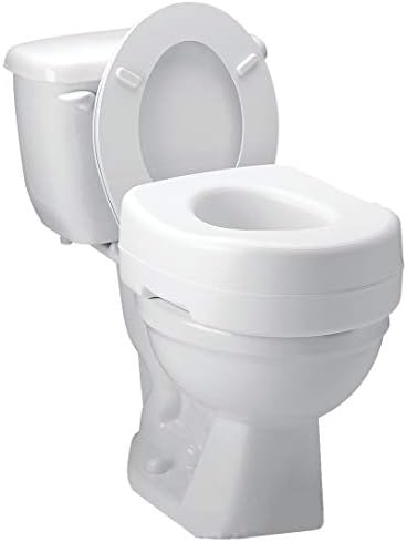 Carex Elevated Toilet Seat - 55 inch Riser
