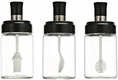 3-Piece Cabilock Kitchen Seasoning Bottles