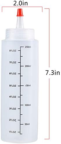 Premium BPA-Free Squeeze Bottles - Easy to Use Durable and Multipurpose