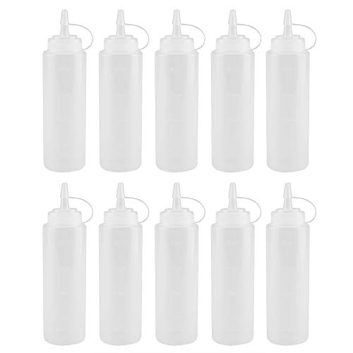 Fuchooky 10pc 240ml Squeeze Set