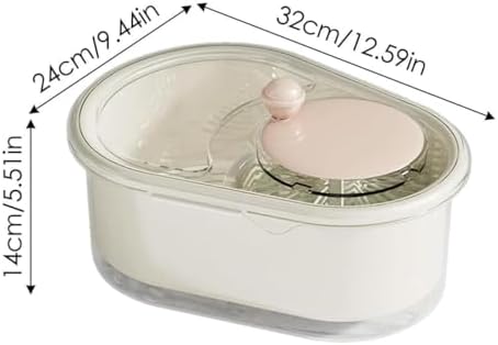 Fruit Cleaner Spinner 2025 New Green Design Efficient Fruit Washing Bowl