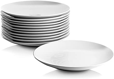 10 Strawberry Street 105 Dinner Plates Set of 12 White
