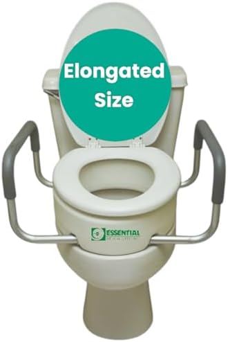 Essential Medical Supply Raised Toilet Seat Riser