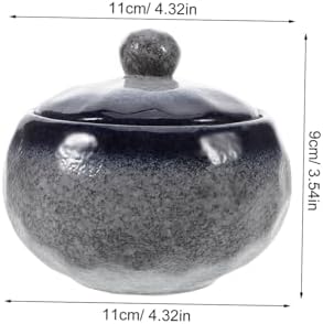STOBAZA Japanese Ceramic Stew Bowl with Lid
