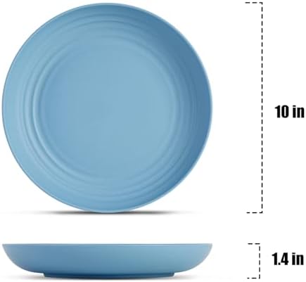 Best Child-Friendly Dinner Plate Set with Eco-Friendly Wheat Straw PP Design