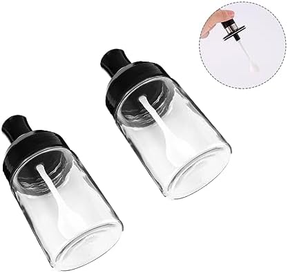 HOLIDYOYOSpace-Saving Condiment Set with Lids Spoons