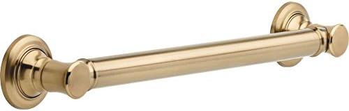 Experience Safe Bathroom Living with the Delta Faucet 41618-CZ Traditional Grab Bar