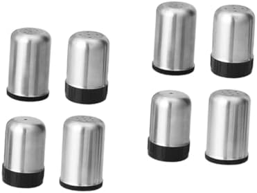 8-Piece Stainless Steel Seasoning Bottles