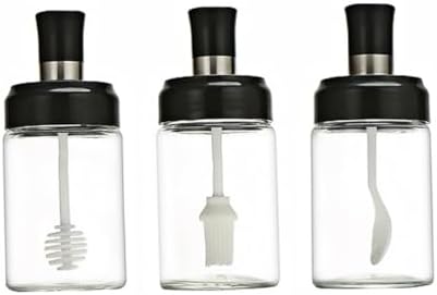 3-Pack Sealed Seasoning Jars for Salt