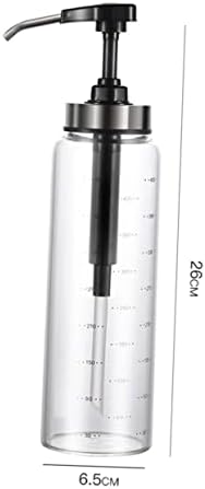 Perfect for Honey Syrups Salad Dressings - 500ml Glass Metal Dispenser Initiatives