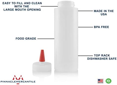 Pinnacle Mercantile 3-Pack Squeeze Bottles