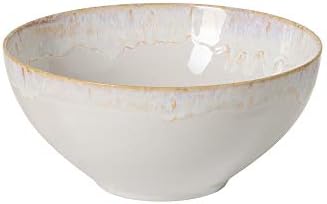 Casafina Microwave Dishwasher Safe White Stoneware Serving Bowl