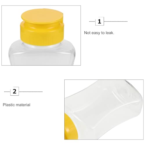 180ml Squeeze Bottle for Ketchup Mustard Salad Dressing Refillable Dispenser