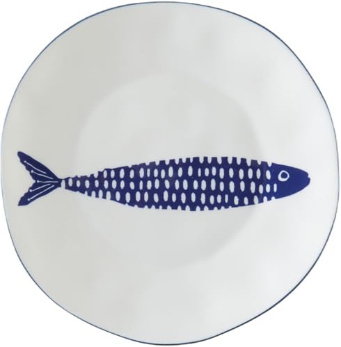 Tableau Holy Mackerel Salad Plate Whimsical Design Durable Dining Accessories