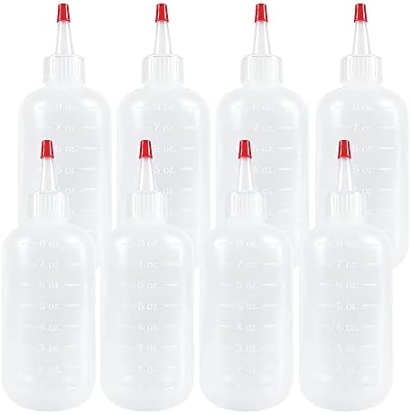 Seewavom 8-Piece Squeeze Bottle Set for Kitchen Crafts