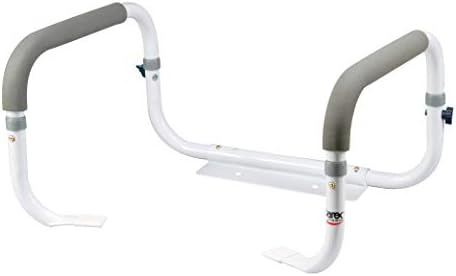 Carex Toilet Safety Frame Adjustable for Elderly Handicapped 300lbs Capacity