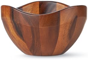 Nambe Acacia Wood Bowl Set for Dinner