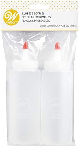 Wilton Squeeze Bottles Durable Plastic Containers for Candy and Condiments